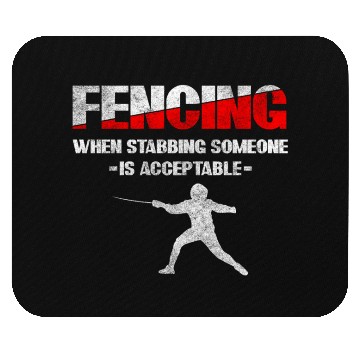 Discover Fencer Fight Sport Fencing Tradition Mouse Pads