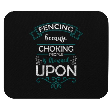 Discover Fencer Coach Winner Hobby Mouse Pads