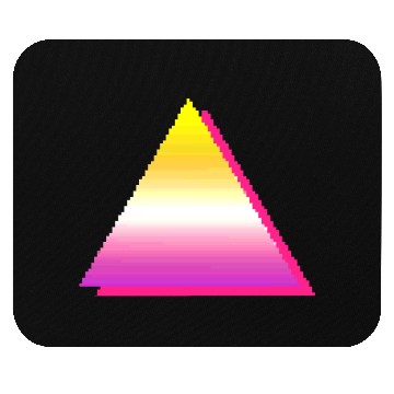 Discover Retro triangle style 80s-90s. Mouse Pads