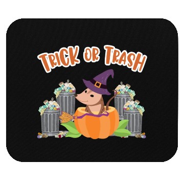 Discover Trick or Trash Happy Halloween Mouse Pads