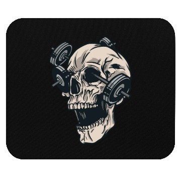 Discover Skull Gym Mouse Pads