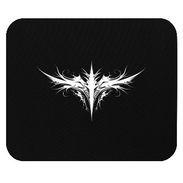Discover Cyber Sigilism Lightning Bolt Tattoo Design Mouse Pads
