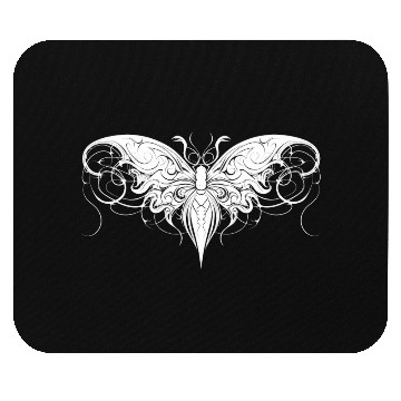 Discover Cyber Sigilism Butterfly Tattoo Design Mouse Pads