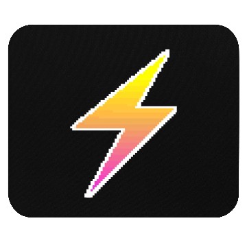 Discover Thunder retro style 80s-90s. Mouse Pads