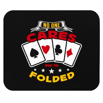 Discover Classic Blackjack No One Cares What You Card Game Mouse Pads