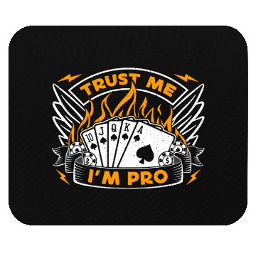Discover Classic Blackjack Trust Me I'm Pro Loves Card Game Mouse Pads