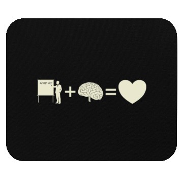 Discover Math teachers love brains Mouse Pads