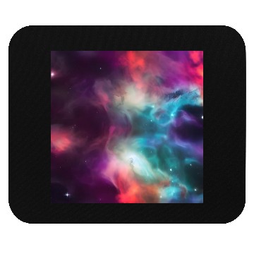 Discover Galaxy nebula abstract design Mouse Pads