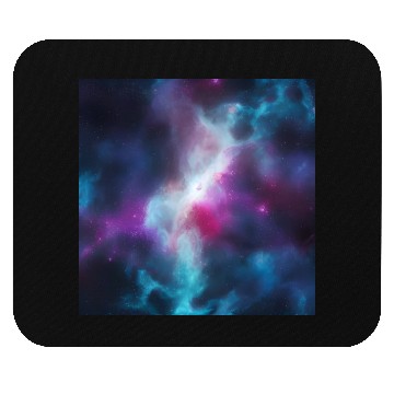 Discover Galaxy nebula abstract design Mouse Pads