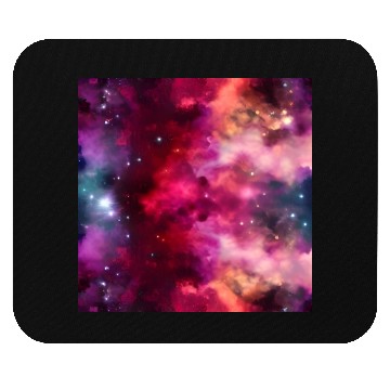 Discover Galaxy nebula abstract design Mouse Pads