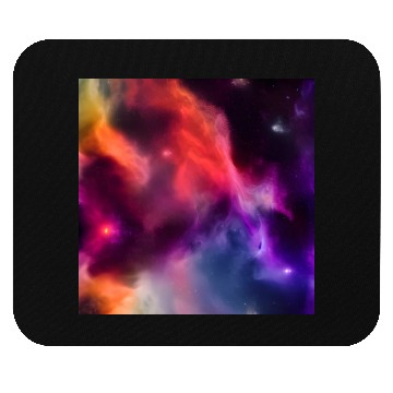Discover Galaxy nebula abstract design Mouse Pads