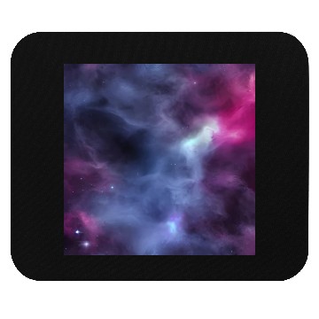 Discover Galaxy nebula abstract design Mouse Pads