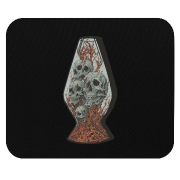 Discover Creepy Skulls In Vase Mouse Pads