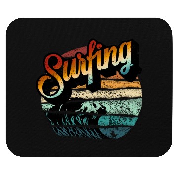 Discover Summer Surfing Mouse Pads