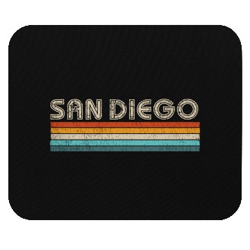 Discover California Home State CA Vintage San Diego Mouse Pads