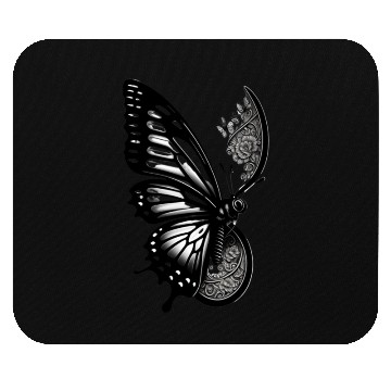 Discover Butterfly-skull design Mouse Pads