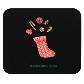Discover NICU Christmas design | Wrapped in Love Mouse Pads