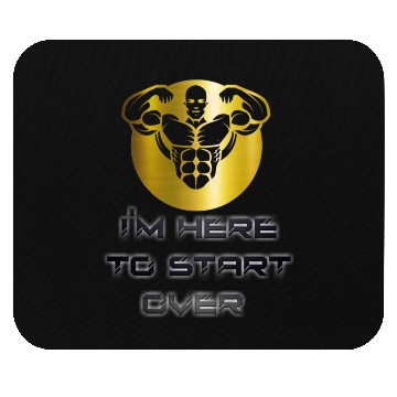 Discover Gym Mouse Pads, I'm here to start over