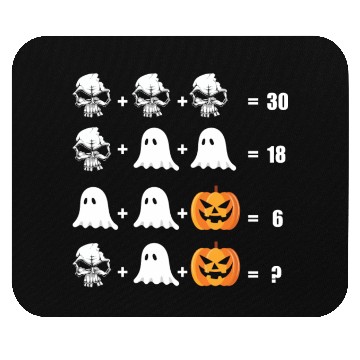 Discover Math Teacher Halloween Mouse Pads