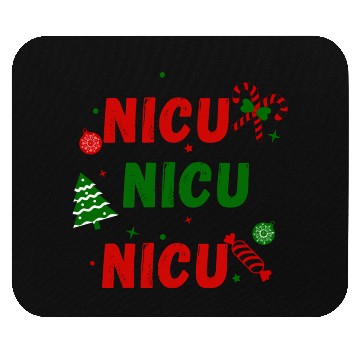 Discover NICU Festive Christmas design Mouse Pads