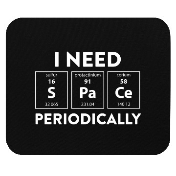 Discover Funny Science Periodic Table Of Elements Space Gag Mouse Pads