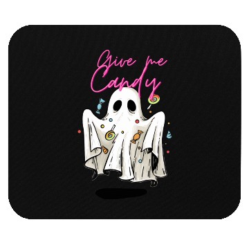 Discover Give me Candy ! Cute Ghost Mouse Pads