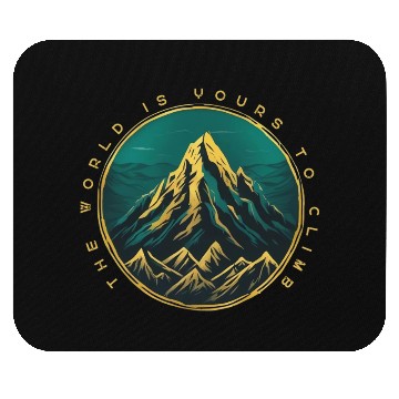 Discover Abstract Mountain Artwork Mouse Pads