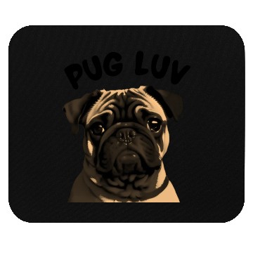 Discover Pug lovers graphic Mouse Pads and apparel