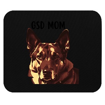Discover GSD mom dog lovers graphic Mouse Pads