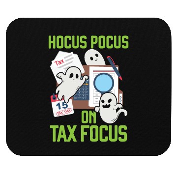 Discover Hocus Focus on Tax Focus Accountant Halloween Mouse Pads