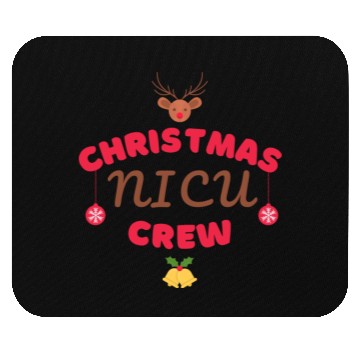 Discover Christmas NICU crew design Mouse Pads