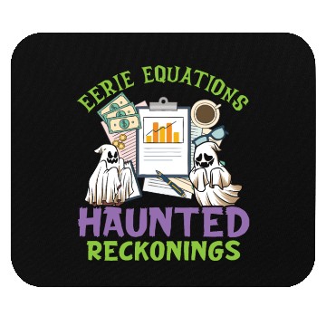 Discover Eerie Equations Haunted Reckonings Halloween Mouse Pads