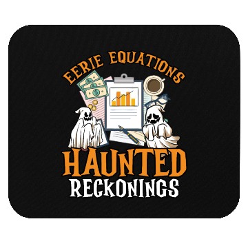 Discover Eerie Equations Haunted Reckonings Halloween Mouse Pads