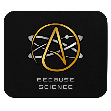Discover Freethinker Atheist Agnostic Science Symbol Design Mouse Pads
