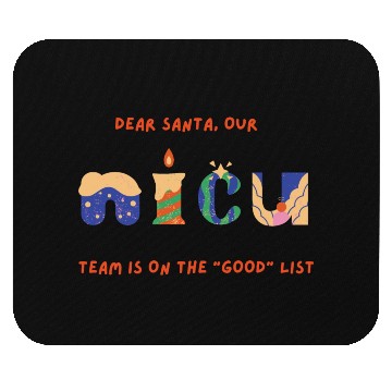 Discover Funny NICU Christmas design Mouse Pads