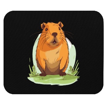 Discover Capybara In Nature Mouse Pads