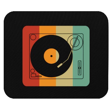 Discover Vinyl Record Player Mouse Pads