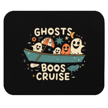 Discover Spooky Cute Kawaii Ghost Design – Boos Cruise Mouse Pads