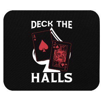 Discover Classic Blackjack Deck The Halls Casino Gambling Mouse Pads