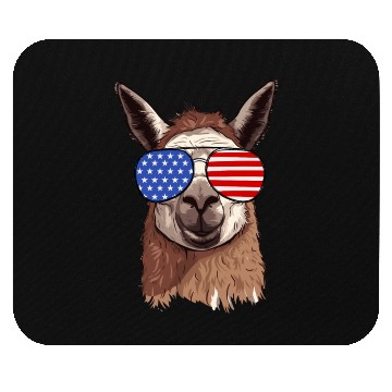 Discover Alpaca USA Sunglasses Mouse Pads