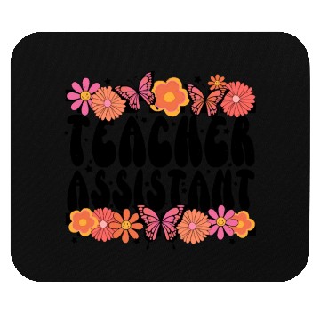 Discover Floral Teacher Assistant Mouse Pads