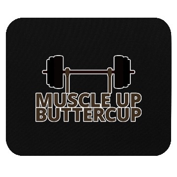 Discover Muscle Up Buttercup 4 Mouse Pads