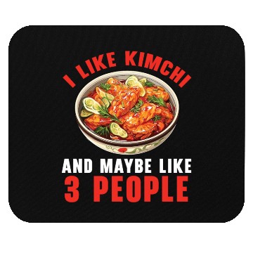 Discover Kimchi Lover Korean Cuisine Spicy Food South Korea Mouse Pads