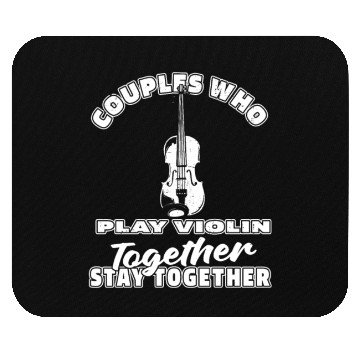 Discover Violin Violinist Couple Mouse Pads