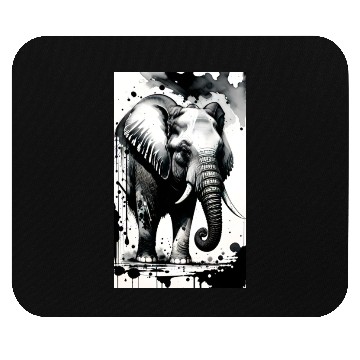 Discover Elegant Elephants: Elevate Your Style with Grace Mouse Pads