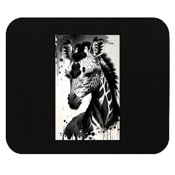 Discover Sweet Giraffe Chic - Elevate Your Style with Grace Mouse Pads