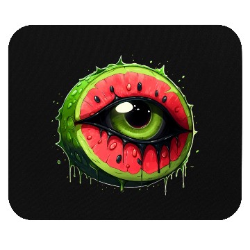 Discover Slice of Watermelon Eye Mouse Pads