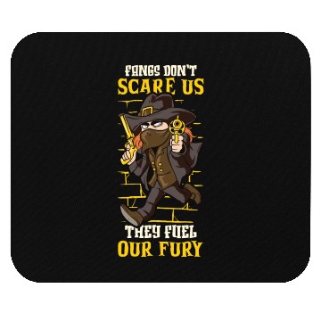 Discover Vampire Hunter Undead Slayer Stake and Cross Mouse Pads