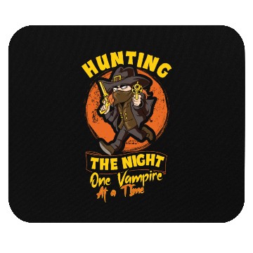 Discover Vampire Hunter Undead Slayer Stake and Cross Mouse Pads