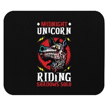 Discover Dark Unicorn Horror Unicorn Midnight Unicorn Dark Mouse Pads